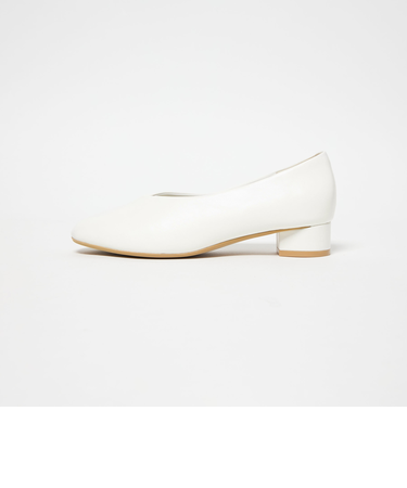 ラウンド キリカエ Vカット パンプス 撥水