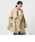 ［size SHORTあり］ミドル トレンチ コート 撥水