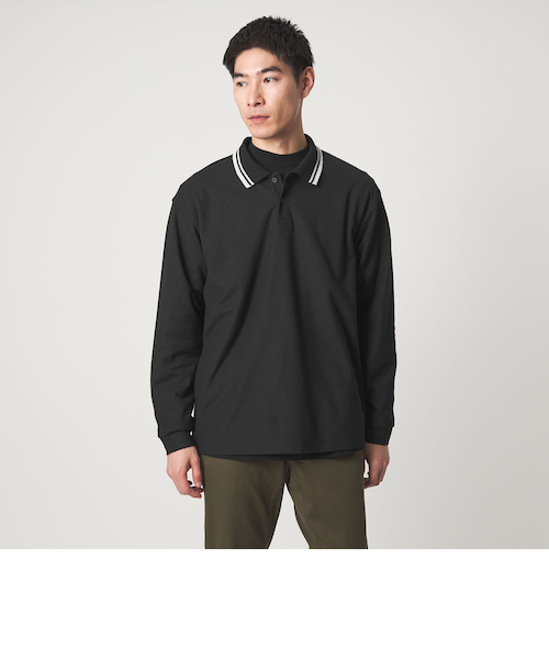 ALANPAINE: 16ゲージ マイクロ ボーダー ポロシャツ｜シップスの通販