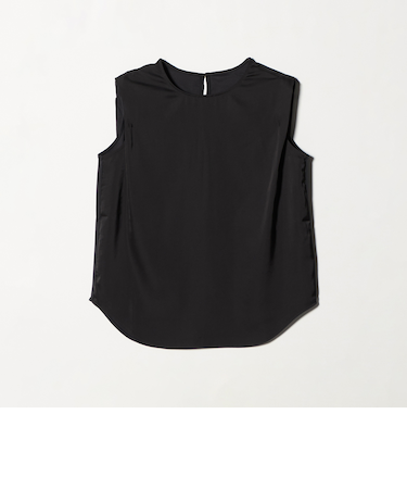 サテン ドッキング ラウンドヘム タンクトップ カットソー