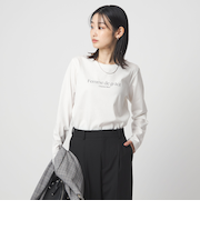 ロゴ ロングスリーブ カットソー