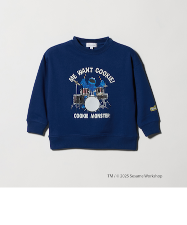 【別注】＜SESAME STREET＞裏毛 プルオーバー / トレーナー / キッズ  100cm-130cm