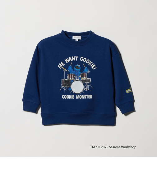 【別注】＜SESAME STREET＞裏毛 プルオーバー / トレーナー / キッズ  100cm-130cm