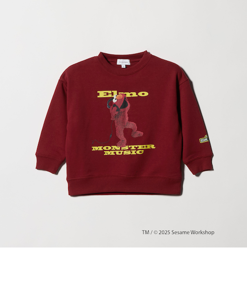 ロージーモンスター　赤 スウェット トレーナー　新品未使用 別注】＜SESAME STREET＞裏毛 プルオーバー / トレーナー / キッズ
