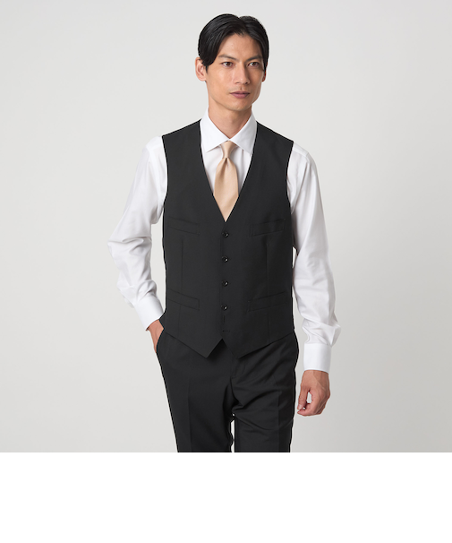 REDA トロピカル 無地 5B スーツベスト