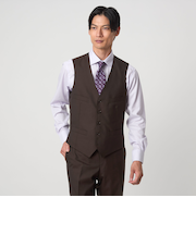 REDA トロピカル 無地 5B スーツベスト