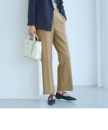 ［size SHORT/TALLあり］Daily chic セミフレア パンツ