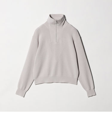ハーフ ジップ プルオーバー ウォッシャブル