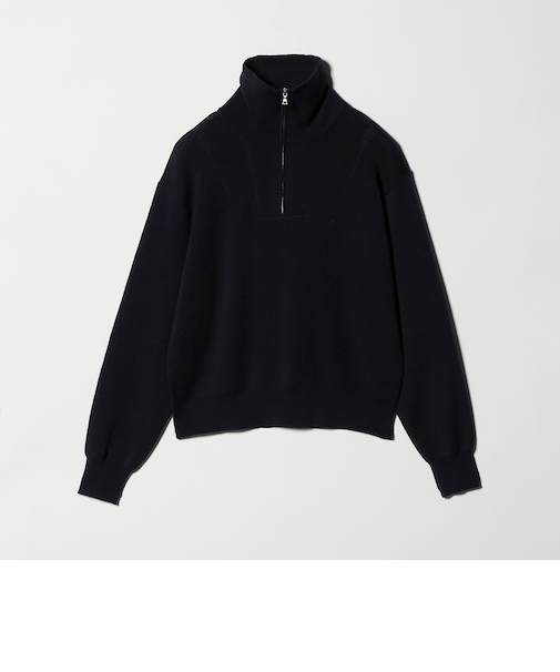 ハーフ ジップ プルオーバー ウォッシャブル