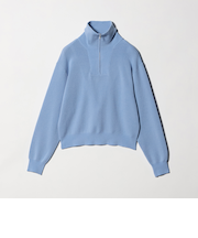 ハーフ ジップ プルオーバー ウォッシャブル