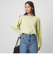 ［size SHORTあり］フルリー フォルム プルオーバー ブラウス