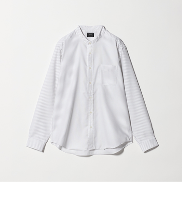 W/R オックスフォード バンドカラー 長袖 シャツ