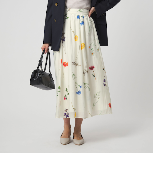 ［size SHORTあり］エアリーギャザー スカート