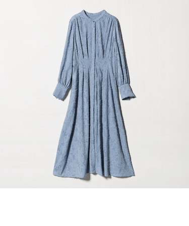 ジャガード ウエスト タック ワンピース 3