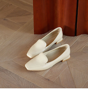 クッショニーシューズ メタルチップ モカ / フラットシューズ