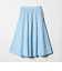 ギャザー フレア スカート