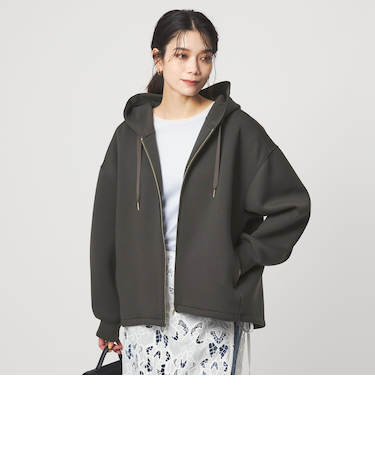 ［size SHORTあり］ダンボール ジップ フーディ
