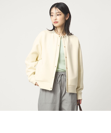 ダンボール ノーカラー カーディガン