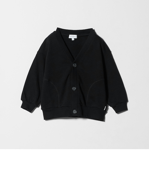 裏毛 Vネック カーディガン / キッズ  100cm-160cm