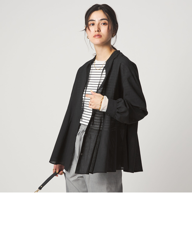 ［size SHORTあり］ミルフィーユ フレア ブラウス