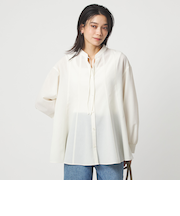 ［size SHORTあり］ミルフィーユ フレア ブラウス