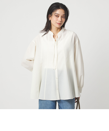 ［size SHORTあり］ミルフィーユ フレア ブラウス