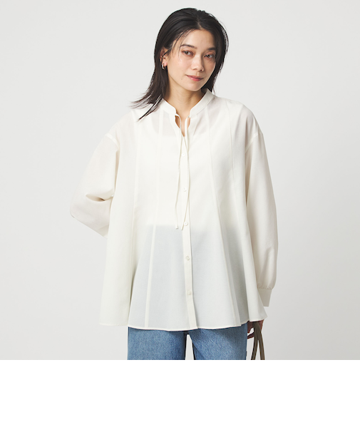 ［size SHORTあり］ミルフィーユ フレア ブラウス