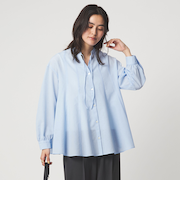 ［size SHORTあり］ミルフィーユ フレア ブラウス