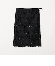 レース レイヤード スカート