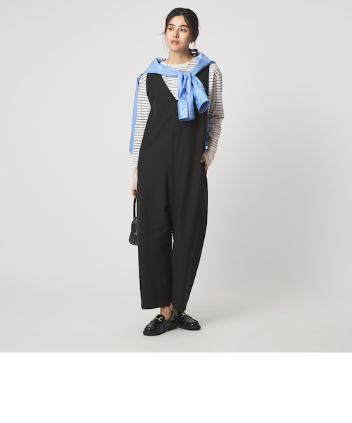 ウォッシャブルVネックサロペット｜ノーリーズの通販｜&mall（アンド