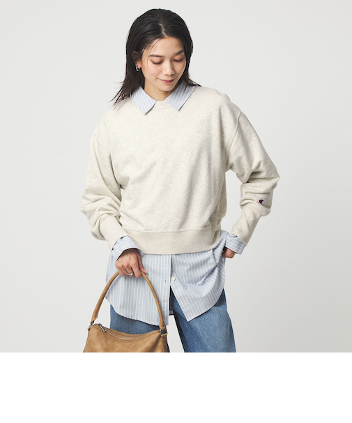 【別注】＜Champion＞ロングスリーブ スウェット プルオーバー