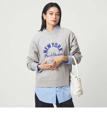 【別注】＜Champion＞プリント スウェット プルオーバー