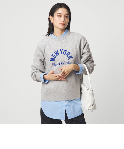 【別注】＜Champion＞プリント スウェット プルオーバー