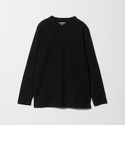 LONG FIBER COTTON クリア クルーネック 長袖 Tシャツ