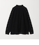 LONG FIBER COTTON クリア モックネック 長袖 Tシャツ