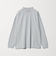 LONG FIBER COTTON クリア モックネック 長袖 Tシャツ