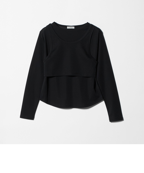 ロングスリーブプルオーバー × タンクトップ セット