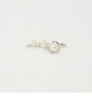 フェイクパール＆バー ブローチ