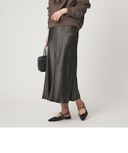 サテン ナロー スカート