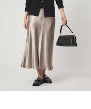 サテン ナロー スカート