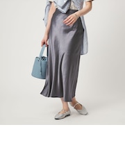 サテン ナロー スカート