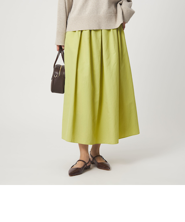 タック フレア スカート 2