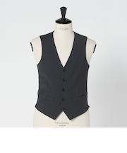 A+ TWPU トロピカル無地 スリム 5B セットアップ ベスト -ウォッシャブル-