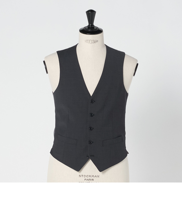 A+ TWPU トロピカル無地 スリム 5B セットアップ ベスト -ウォッシャブル-