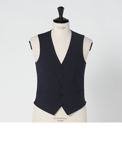 A+ TWPU トロピカル無地 スリム 5B セットアップ ベスト -ウォッシャブル-