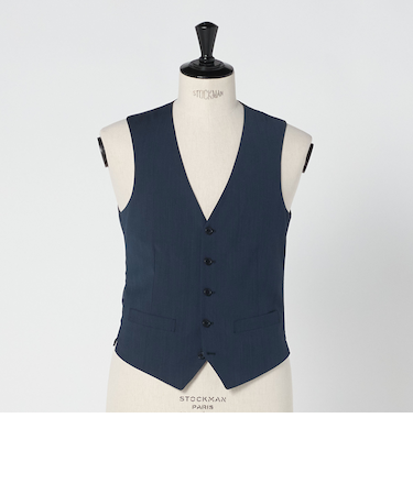 A+ TWPU トロピカル無地 スリム 5B セットアップ ベスト -ウォッシャブル-