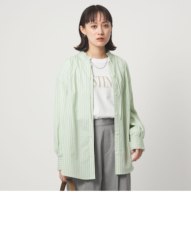 ［size SHORTあり］フリルネック ブラウス