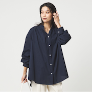 ［size SHORTあり］フリルネック ブラウス