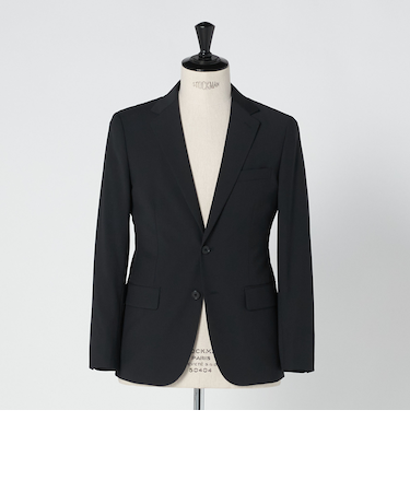 A+ TWPU トロピカル無地 2B スリム セットアップ ジャケット -ウォッシャブル・ストレッチ-