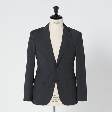 A+ TWPU トロピカル無地 2B スリム セットアップ ジャケット -ウォッシャブル・ストレッチ-